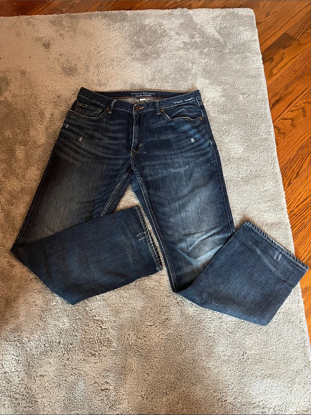 Banana Republic Men's Indigo Straight Jeans